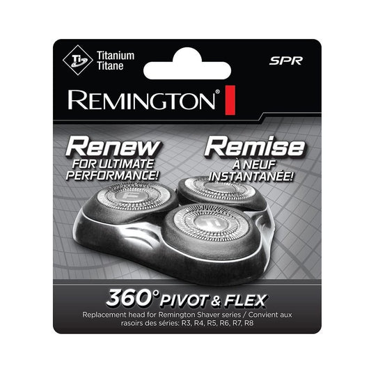 Universal Rotary Replacement Shaver Head - Remington Compatible, Black