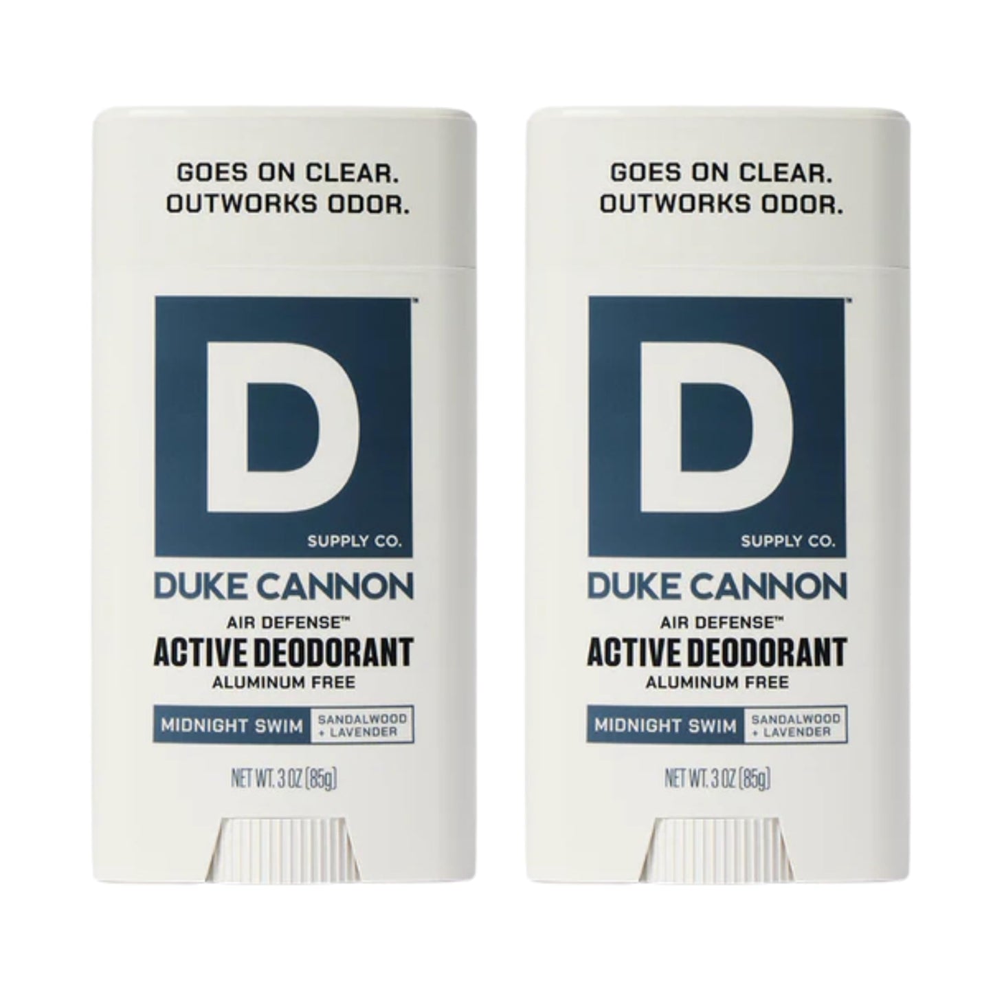 Duke Cannon Supply Co. Anti-Perspirant Deodorant for Men 3 oz. Sawtooth, 2 Pack - Unique Masculine Scent, Odor Control & Soothe Skin