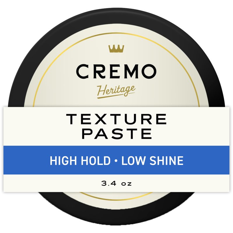 Cremo Hair Styling Texture Paste, Premium Barber Grade Texture Paste for Hair Styling, 3.4 Oz