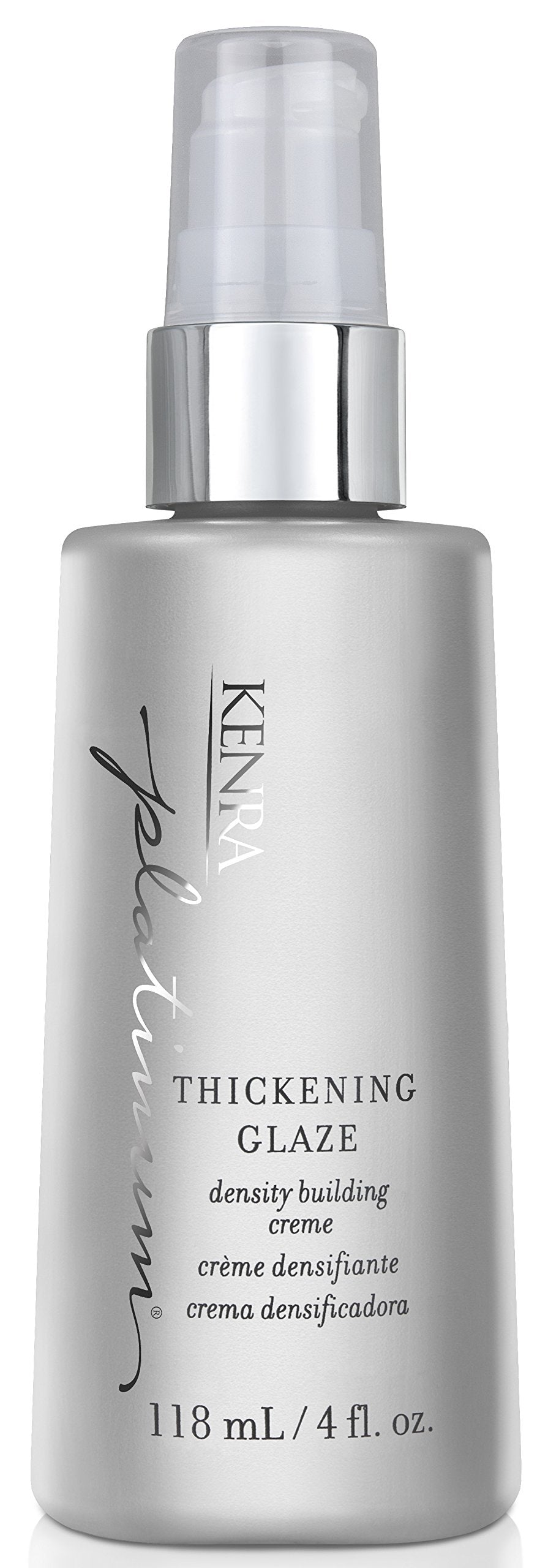Kenra Professional Platinum Thickening Glaze | Volumizing Styler | Adds Fullness & Body | Lightweight Conditioning | Density Building For Thick, Healthy-Looking Styles | All Hair Types | 4 fl. Oz