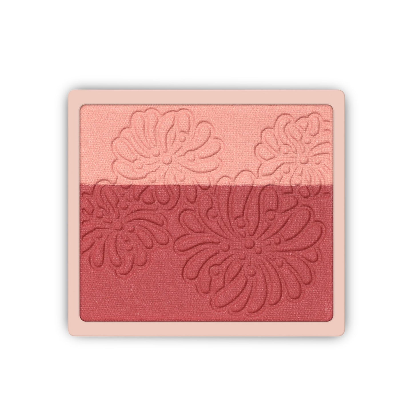 Paul & Joe Pressed Blush Palette Refill Only, Case Sold Separately, Oil-Absorbing Blush Powder, Bi-Color Face Blushes with Fitting Veil Powder, Light Beige and Rose, 05 Boite A Musique, 0.17 oz