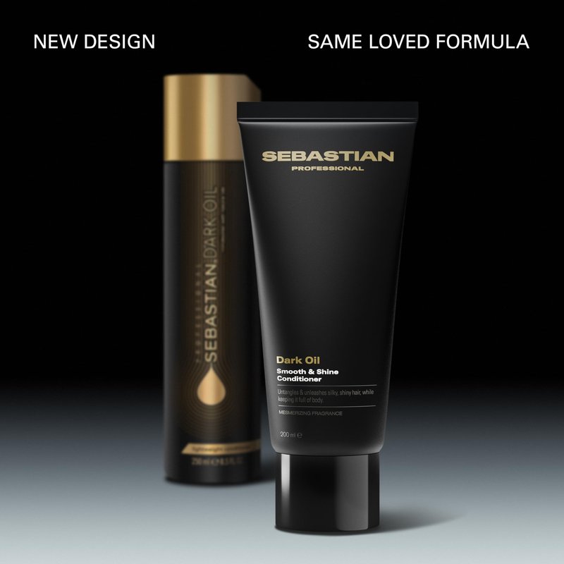 Sebastian Professional Dark Oil Smooth and Shine Conditioner | Infused with Jojoba & Argan Oil | 33.8 fl oz | Packaging May Vary