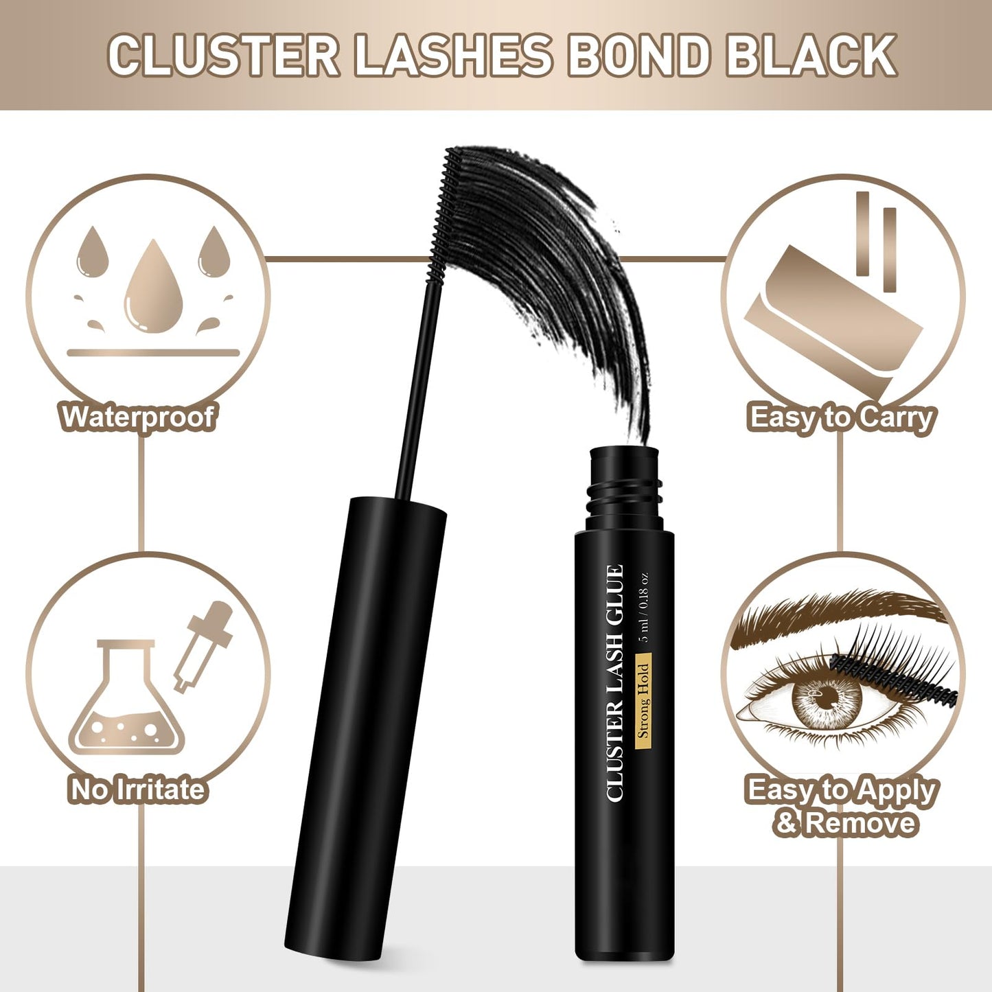 DIY Lash Extension Kit B12 Lash Cluster DIY Eyelash Extension Kit Individual Lashes Eyelash Clusters (Kit,B12)