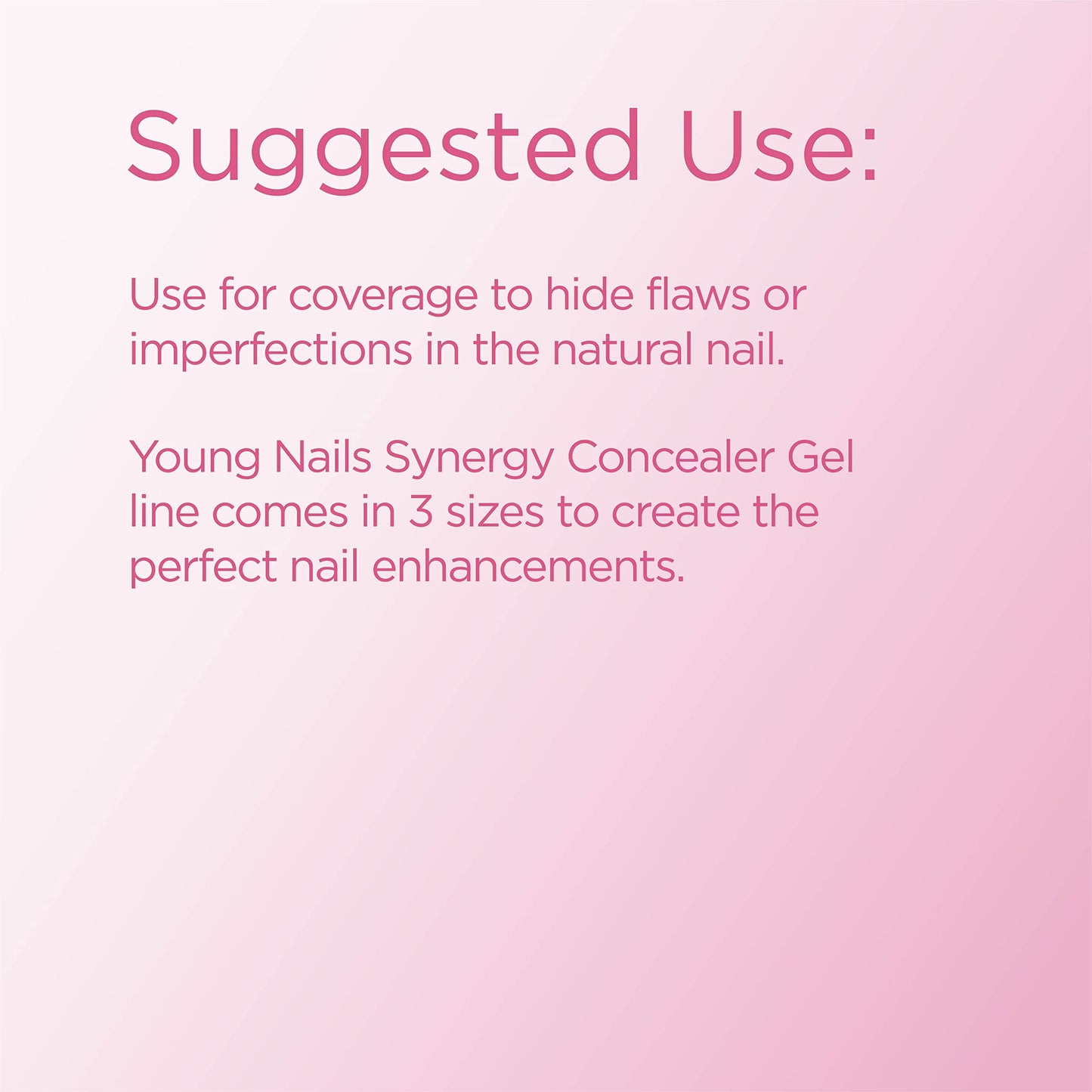 Young Nails Synergy Gel System, Building Gel - Hard Builder Gel, Superior Adhesion & Strength, Structured Nail Gel Builder - Concealer Gel, Pink, 15g