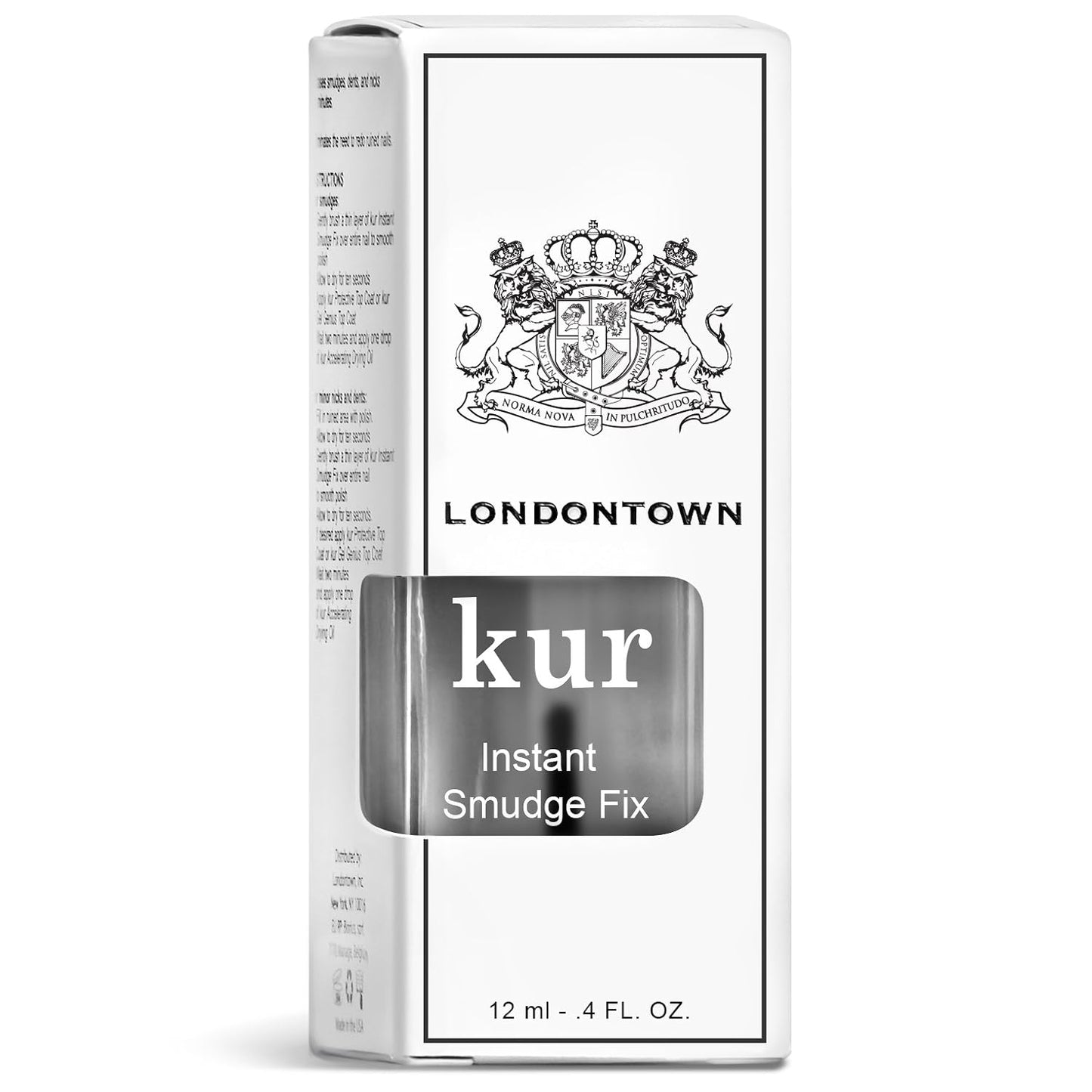 LONDONTOWN Kur Instant Smudge Fix - Nail Polish Remover | 0.4 Fl Oz