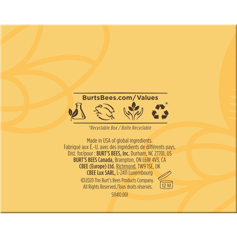 Burt's Bees Lip Care & Color Gifts Kit - Original Beeswax Moisturizing Lip Balm, Hibiscus & Red Dahlia Tinted Stain + Balm Duos, Conditioning Scrub & Overnight Sleeping Mask Exfoliator
