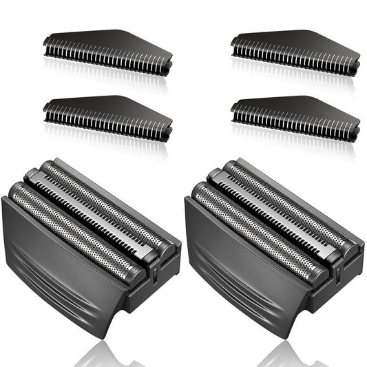 Shaver Replacement Foil Head - Compatible with Remington TITANIUM-X Flex & Pivot | 2-Pack Black