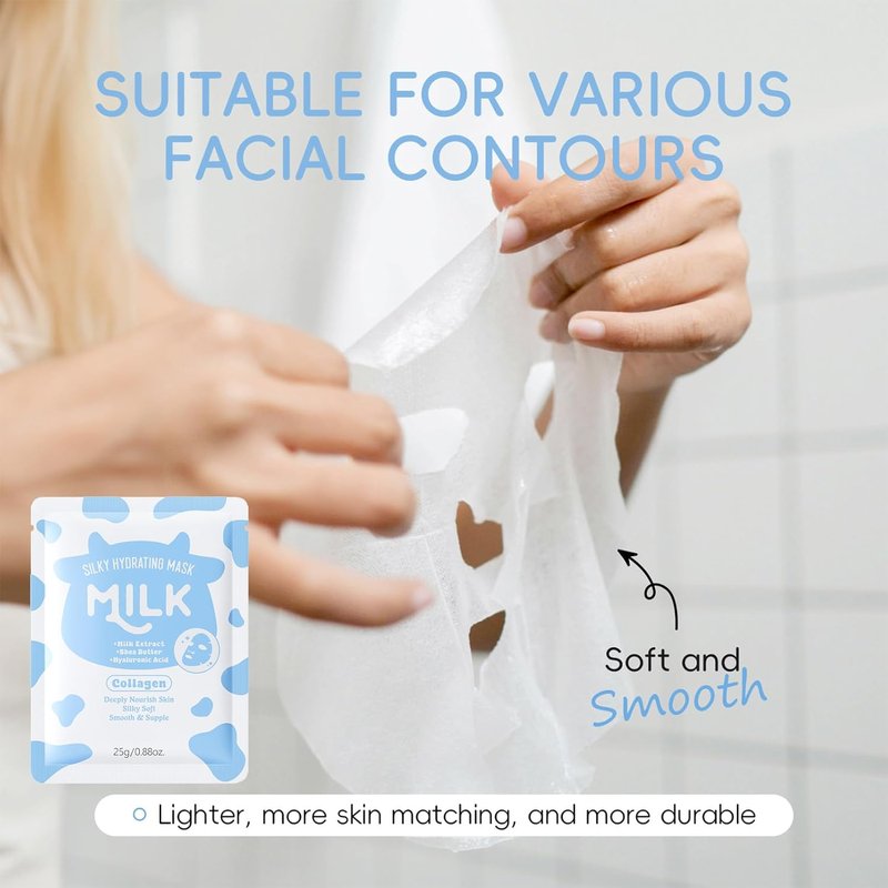 Milk Skincare Set for Girls 8-12 | 21-Piece Teen Skin Care Kit with Cleanser, Serum, Cream & Face Mask