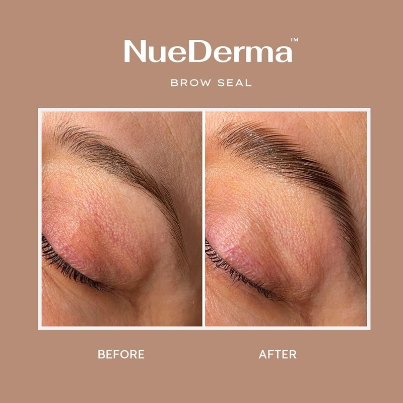 Brow Seal with Castor Oil - Waterproof Clear Eyebrow Gel for Feathered & Fluffy Brows | 1 OZ