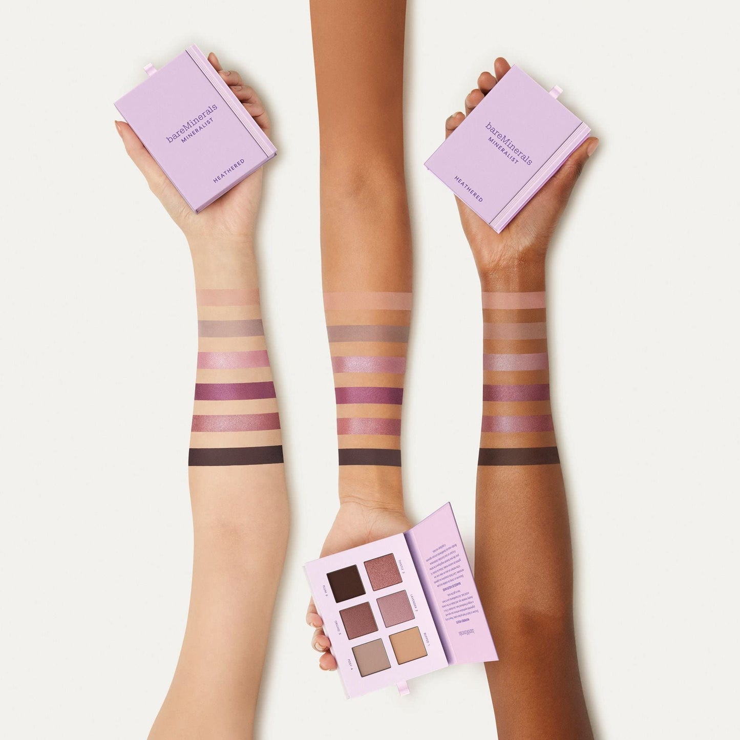 bareMinerals Mineralist Eyeshadow Palette, Heathered, Vegan, Cruelty-Free & Dermatologist-Tested