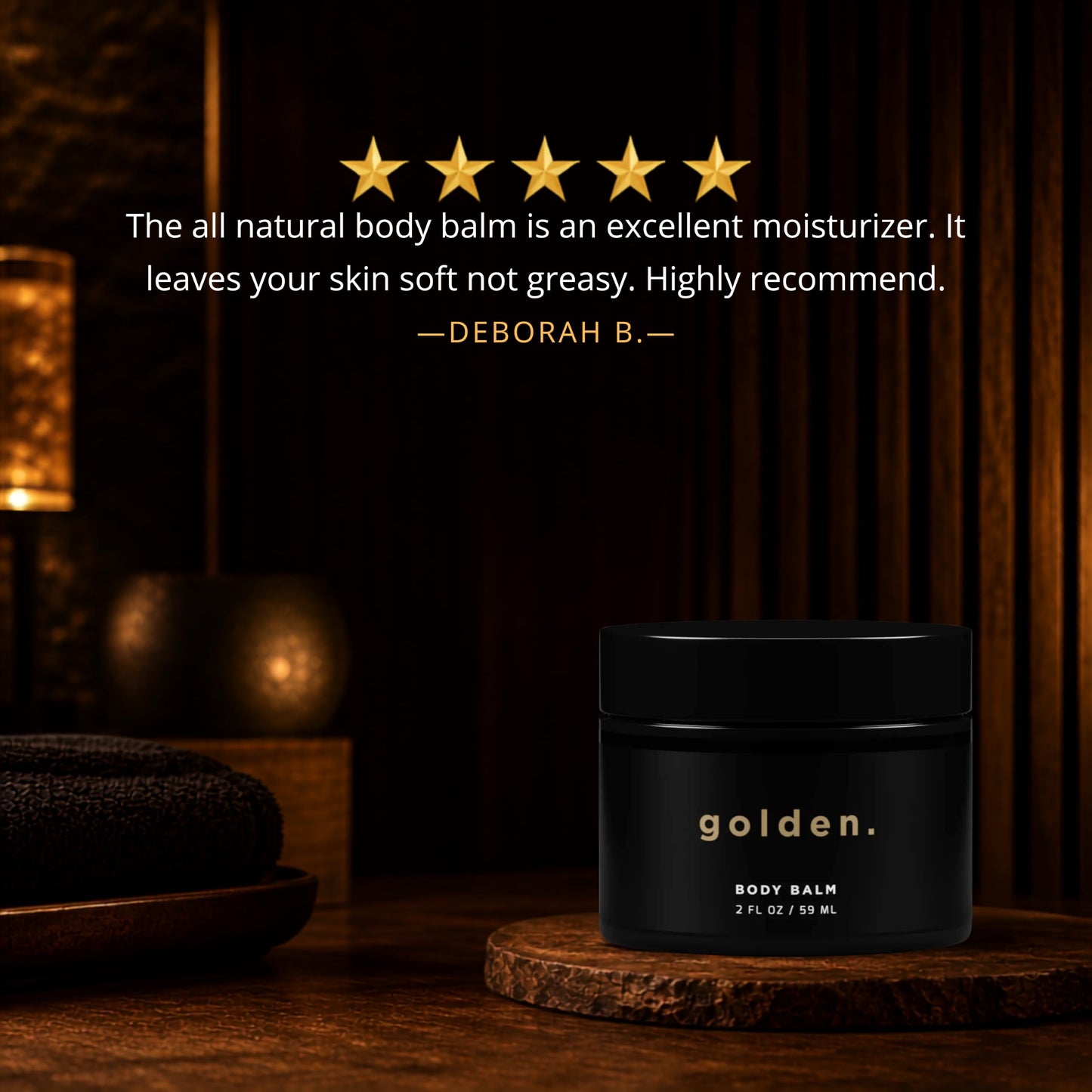 Golden Grooming Co. Men's Body Balm & Moisturizer for Extra Dry Skin – Intense Repair Body Butter with Mango Butter & Coconut Oil – Natural, Deep Hydration for All Skin Types – 2-pack