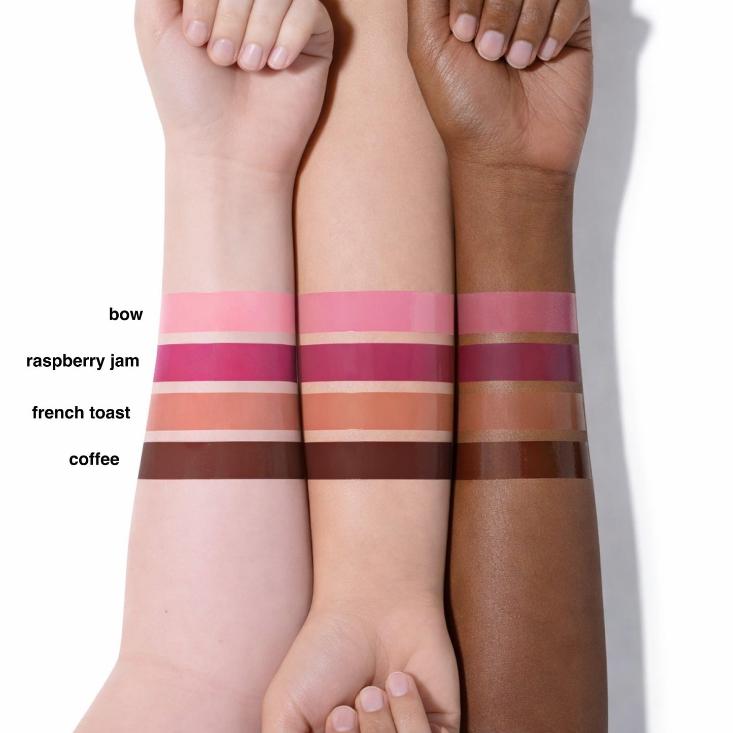 Ruby & Millie Peptide Lip Treatment, Peptide Lip Tint, Plumping Gloss, Lip Gloss, Multicolor, 0.3 Fl oz (Pack of 4)