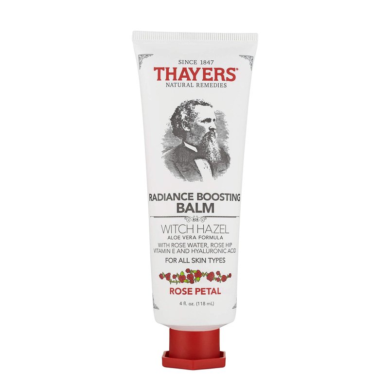 THAYERS Rose Petal Radiance Boosting Moisturizer with Hyaluronic Acid and Vitamin E, 4 Ounces