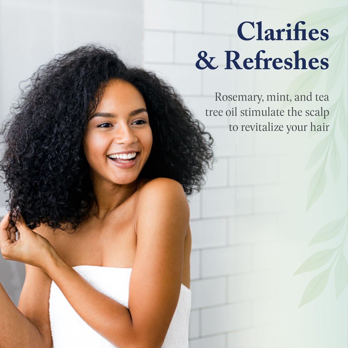 Beauty Without Cruelty Shampoo and Conditioner Set, Clarifying Rosemary Mint Tea Tree – Aromatherapy Hair & Scalp Treatment, SLS-Free, Vegan-Friendly & Cruelty-Free, 16 Oz Ea