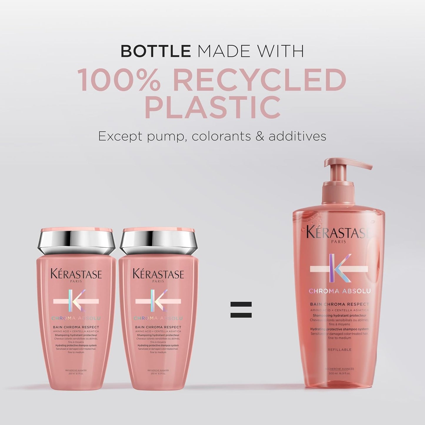 Kerastase Chroma Absolu Shampoo & Conditioner Set | Protects & Hydrates Color-Treated Hair with Glycerin & Hyaluronic Acid
