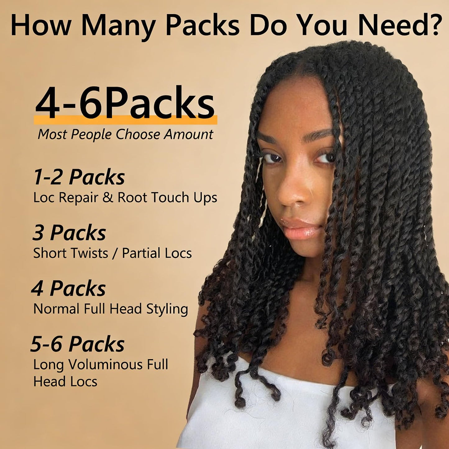 EV&ET Pre-sretched Afro Kinkys Bulk Human Hair Human Hair for Locs/Twists/Braids/Repair Locs Afro Kinky Curly Bulk Can Bleach And Dye (Natural black, 12inch 50g)