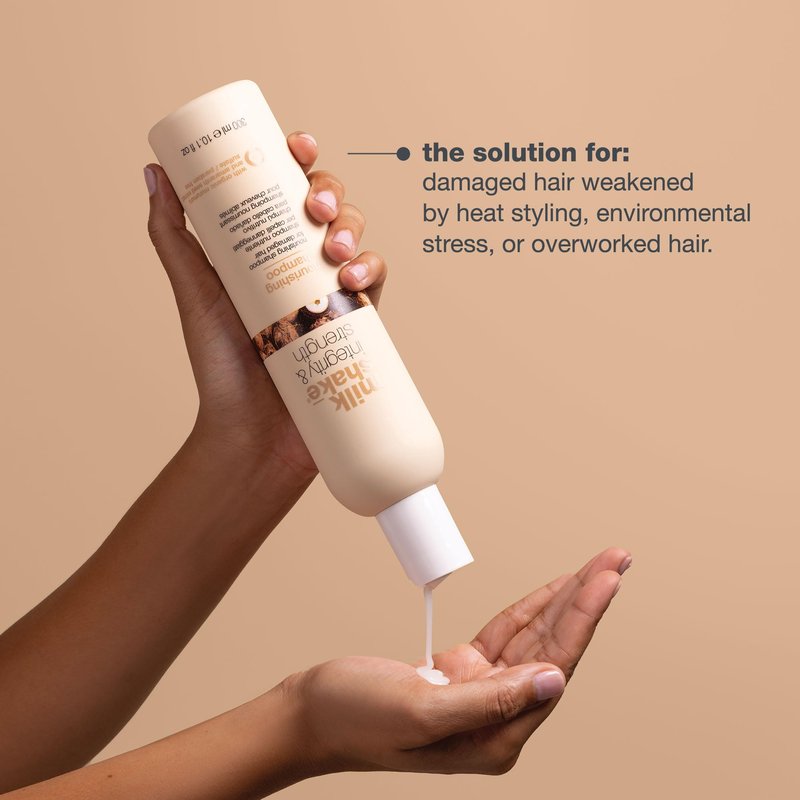 milk_shake Integrity & Strength Nourishing Shampoo | Creamy Formula with Organic Murumuru Butter & Amaranth Seed Extract for Brittle, Damaged Hair (10.1 fl oz)