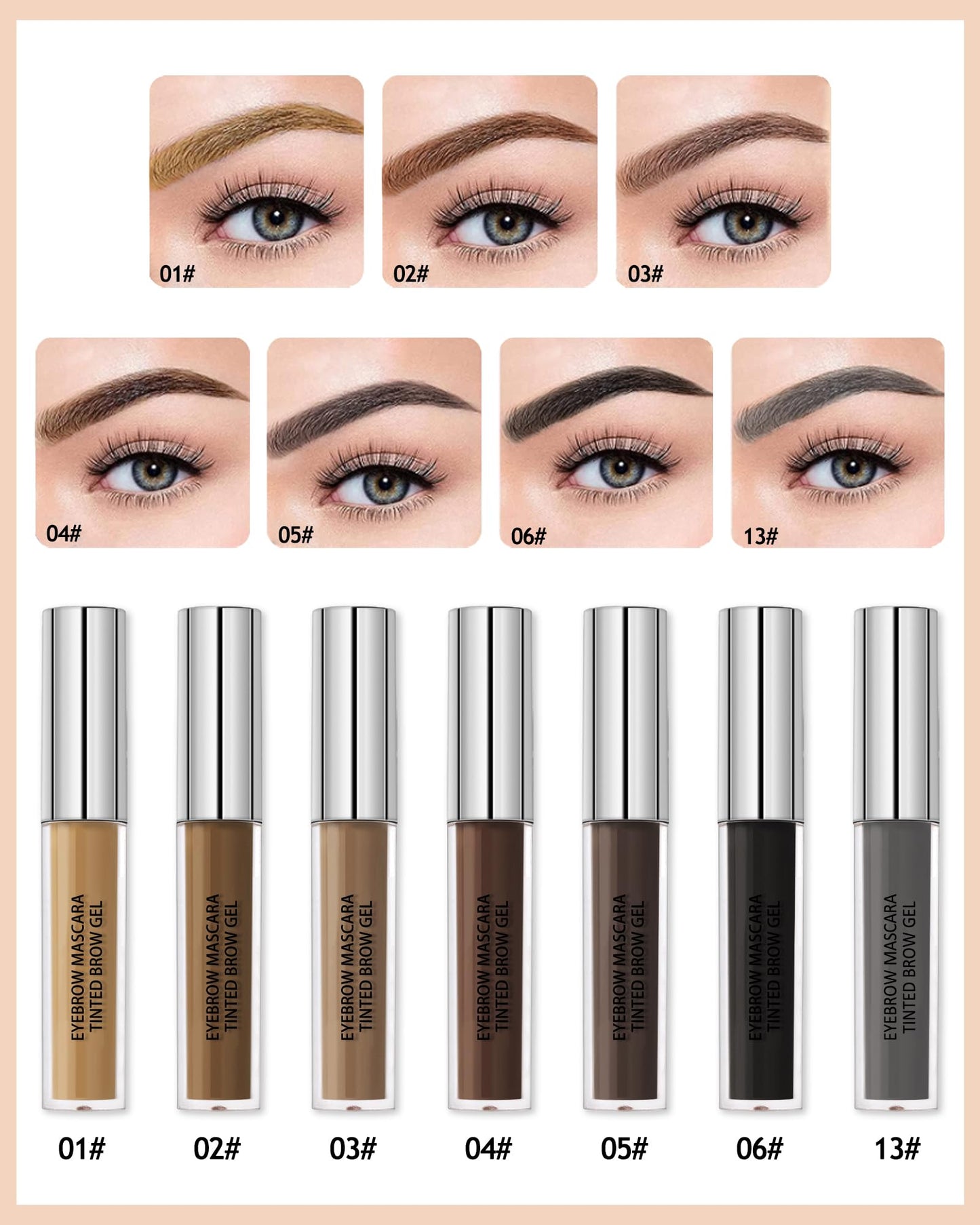 Waterproof Tinted Brow Gel