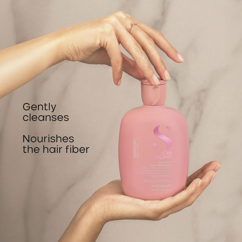 Alfaparf Milano Moisture Nutritive Shampoo - Sulfate & Paraben Free | Professional Care for Dry, Color-Treated Hair