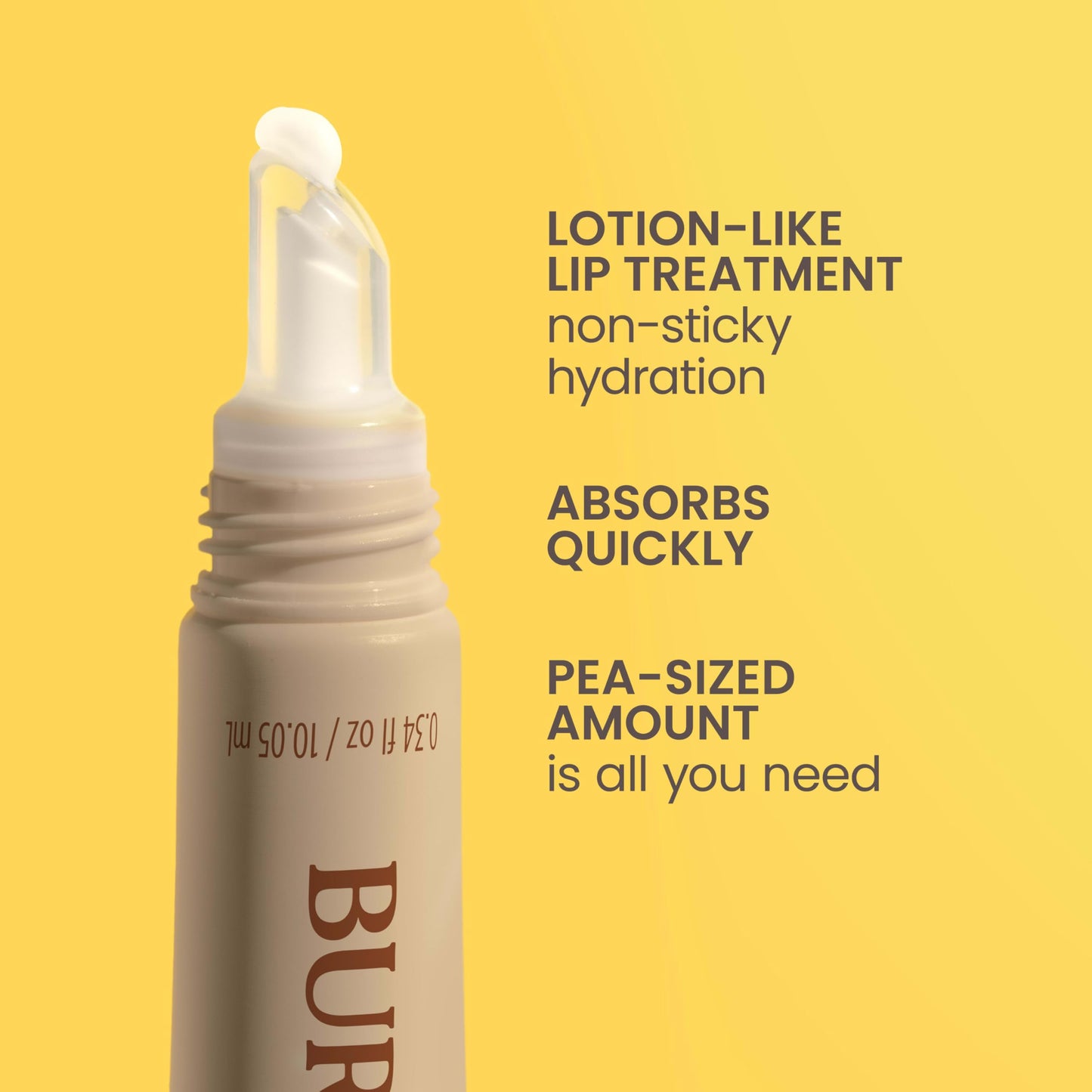 Burt’s Bees Lip Milk, Daily Lip Moisturizer, Toasted Coconut, Vitamin Enriched Moisturizing Lip Balm with Almond Milk and Jojoba Oil, Hydrating for Softer Lips, 1 Tube, 0.34 Fl Oz