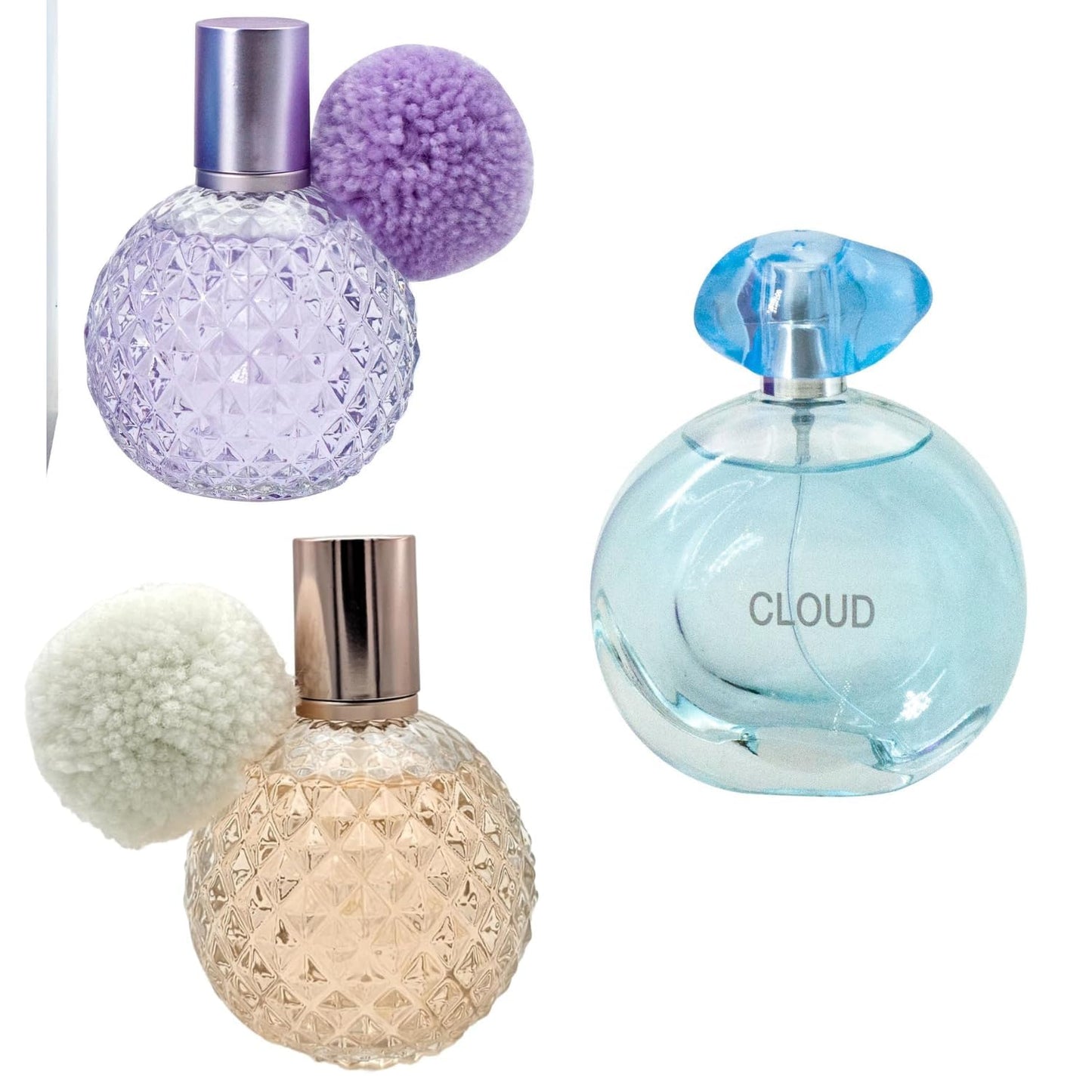 VENEZIO PROFUMO Moon Girl, Cloud, A Girl Perfume Gift Set, Eau de Parfum Spray, 3.4 FL OZ Each, Pack of 3 Fragrance for Women