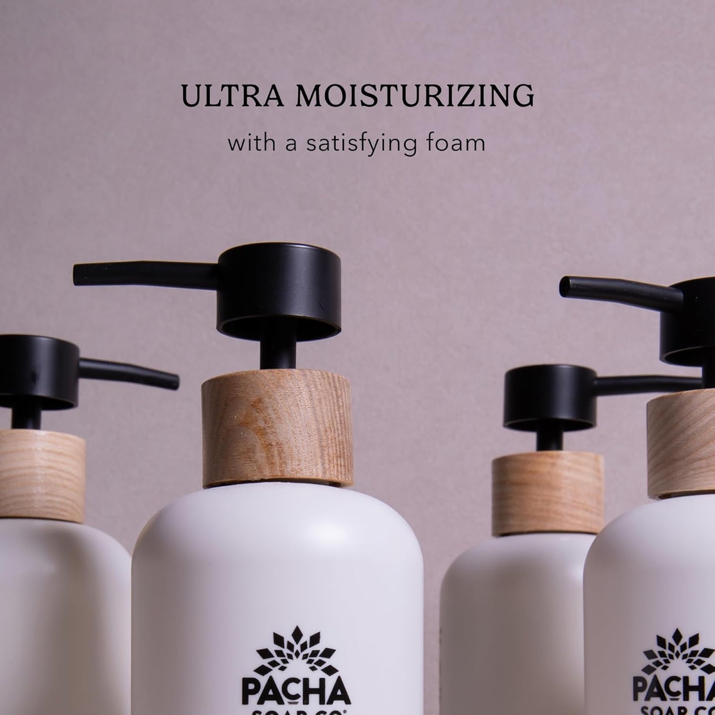 Pacha Soap Co. Body Wash - Hydrating Vanilla & Sage Scent | Paraben-Free, 2-Pack (16 fl oz Each)