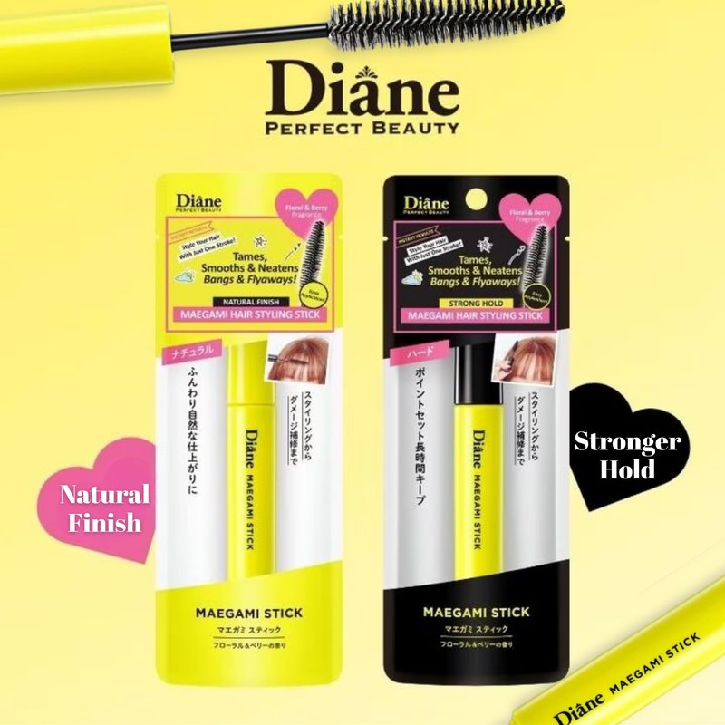 Moist Diane Natural Hair Wax Stick for Women, Fly Away Stick & Bang Mascara for Quick Fix, Baby Hair Gel& Hair Mascara by Frizz Ease Serum, HAIR Finishing STICK& Flyaway HAIR Tamer from Japan, NATURAL