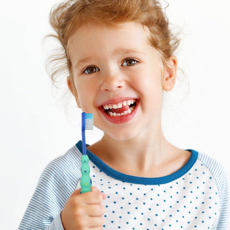 Toddler Toothbrush Pack - 36 Soft Bristle Animal Toothbrushes with Suction Cups | Ideal for Sensitive Teeth
