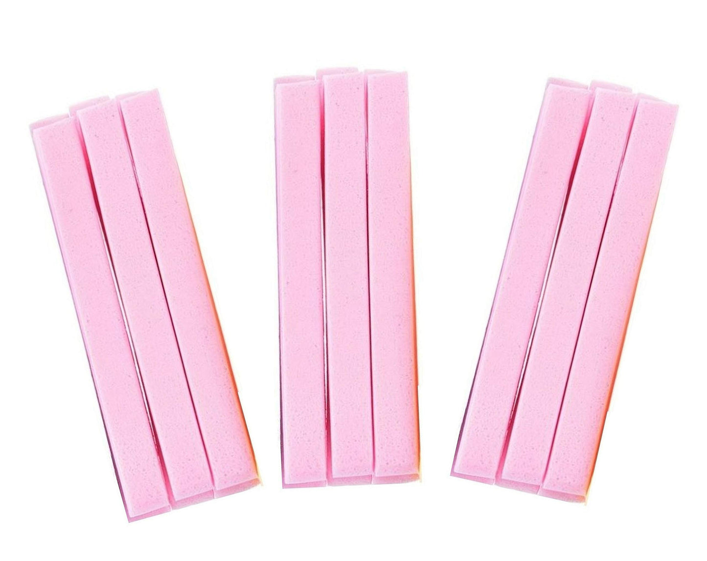 Huini Compressed Salon Spa Facial Cleansing Sponge Sticks, Natural (240 Count) (Pink)