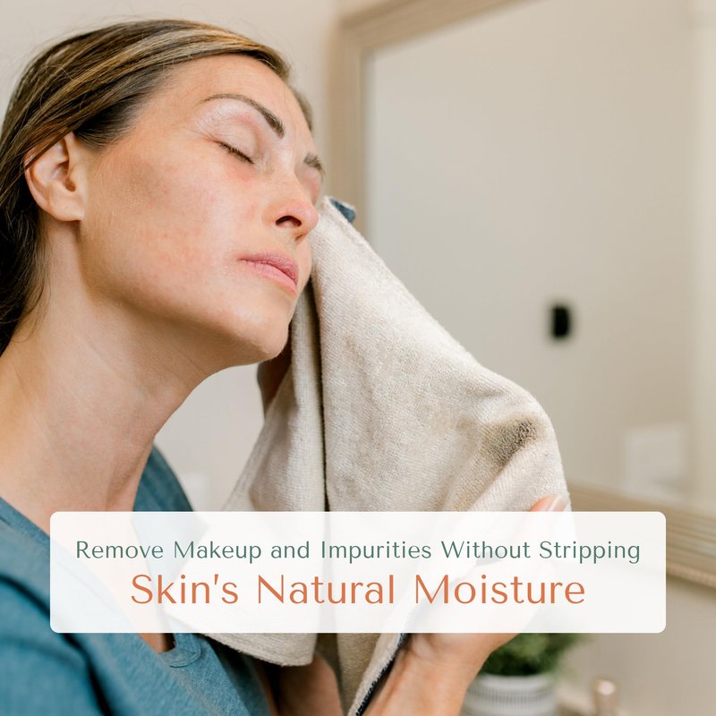 Healing Happy Remove Cleansing Oil & Makeup Remover - Natural Skin Care - Organic Jojoba, Argan & Rosehip Oils - 4 oz