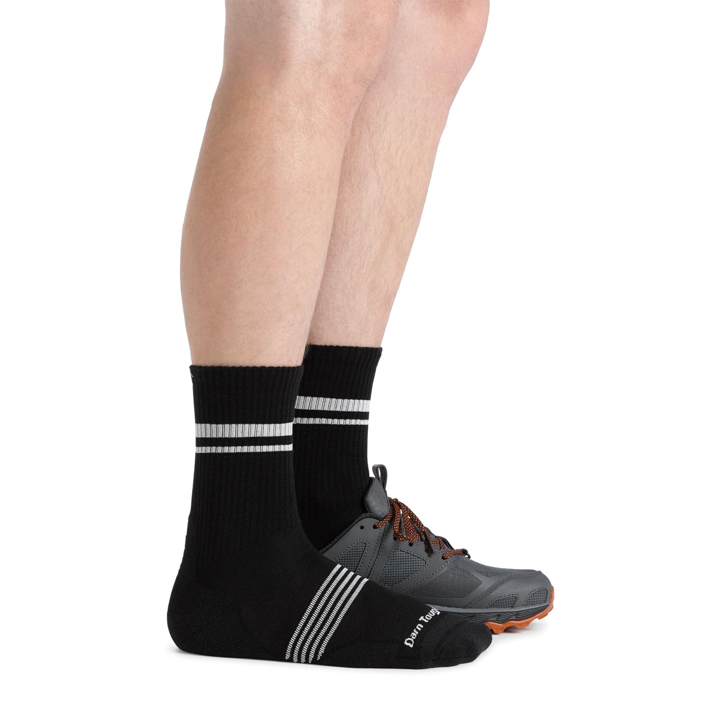 Darn Tough Vermont Men's Element Micro Crew Lightweight Running Socks (Style 1118) - Dark Teal, X-Large