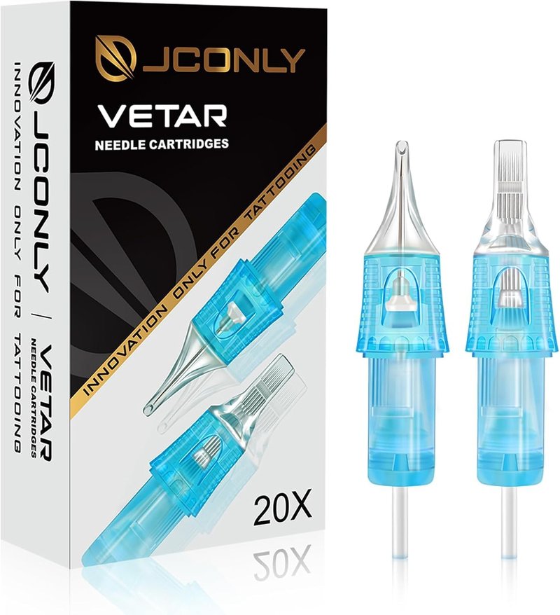 Tattoo Cartridge Needles - 20Pcs #10 Bugpin 13 Curved Magnum | 0.30mm Diameter, Long Taper 5mm