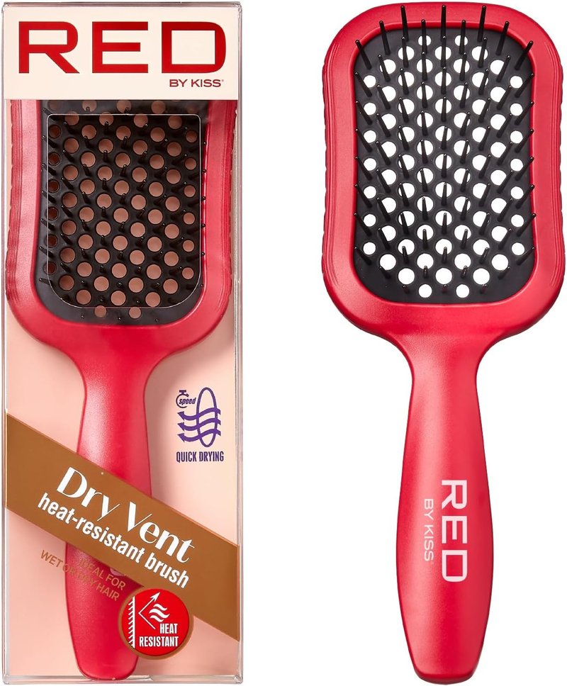 Handleless Ceramic Tourmaline Hair Dryer & Vent Brush - Fast Drying, Lightweight Design