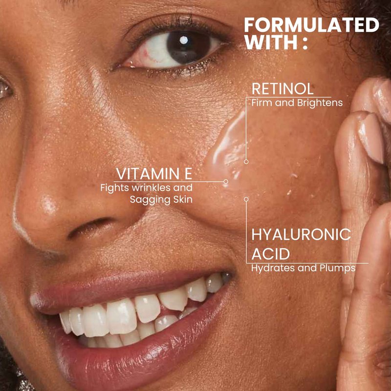 Kleem Retinol Serum 2.5% for Face Anti-Aging Serum with Hyaluronic Acid to Minimize Wrinkles. Improves Sun Damaged Skin and Fades Dark Spots - Vitamin A Serum - Dermatologist Tested (1oz)