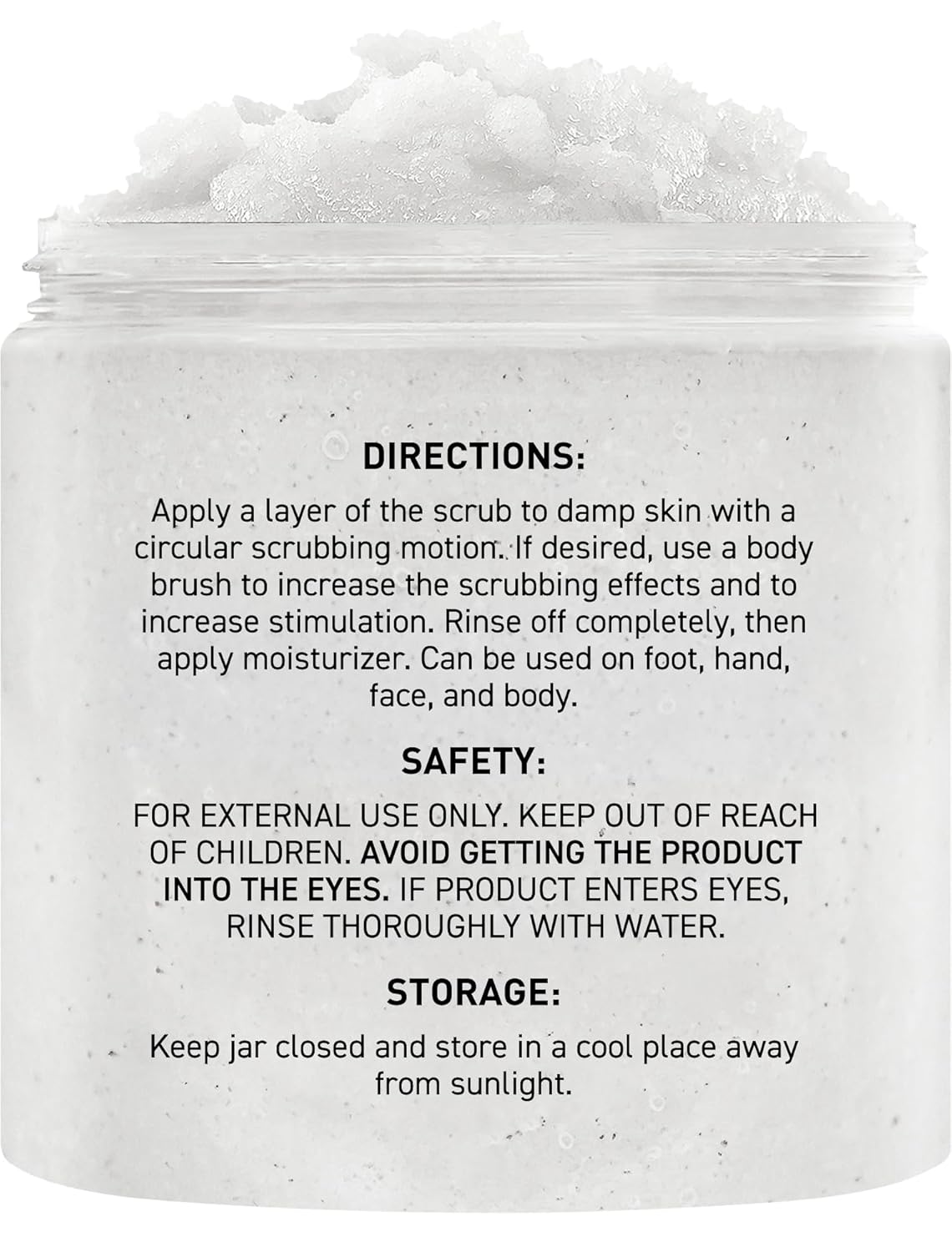 Coconut Milk Body Scrub - Moisturizing Exfoliating Scrub for Body, Face, Hands & Feet - 10 oz | Fights Stretch Marks & Fine Lines