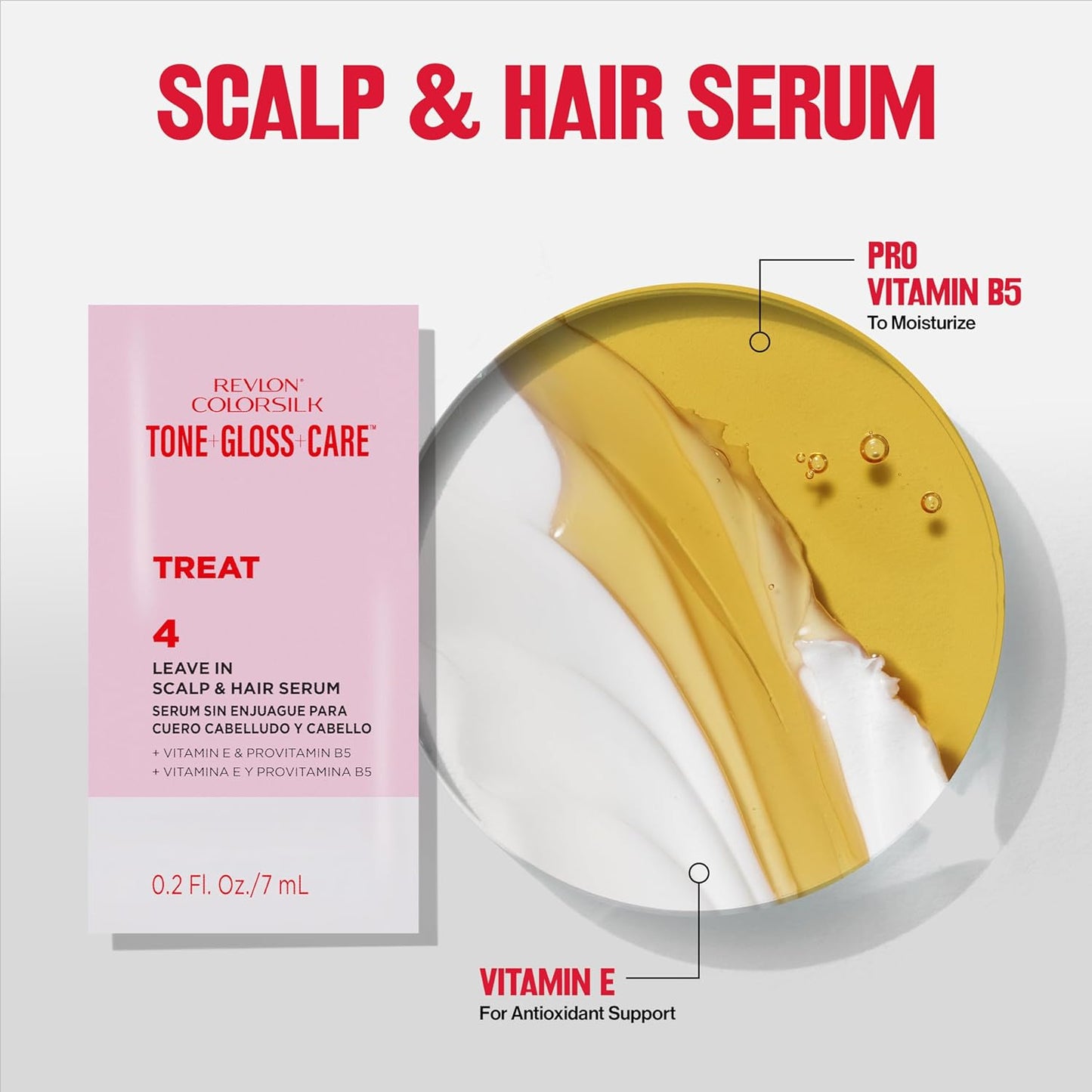 Revlon ColorSilk Demi Permanent Hair Color Kit - 5A Medium Ash Brown | Leave-In Scalp Serum, 4.5 fl oz