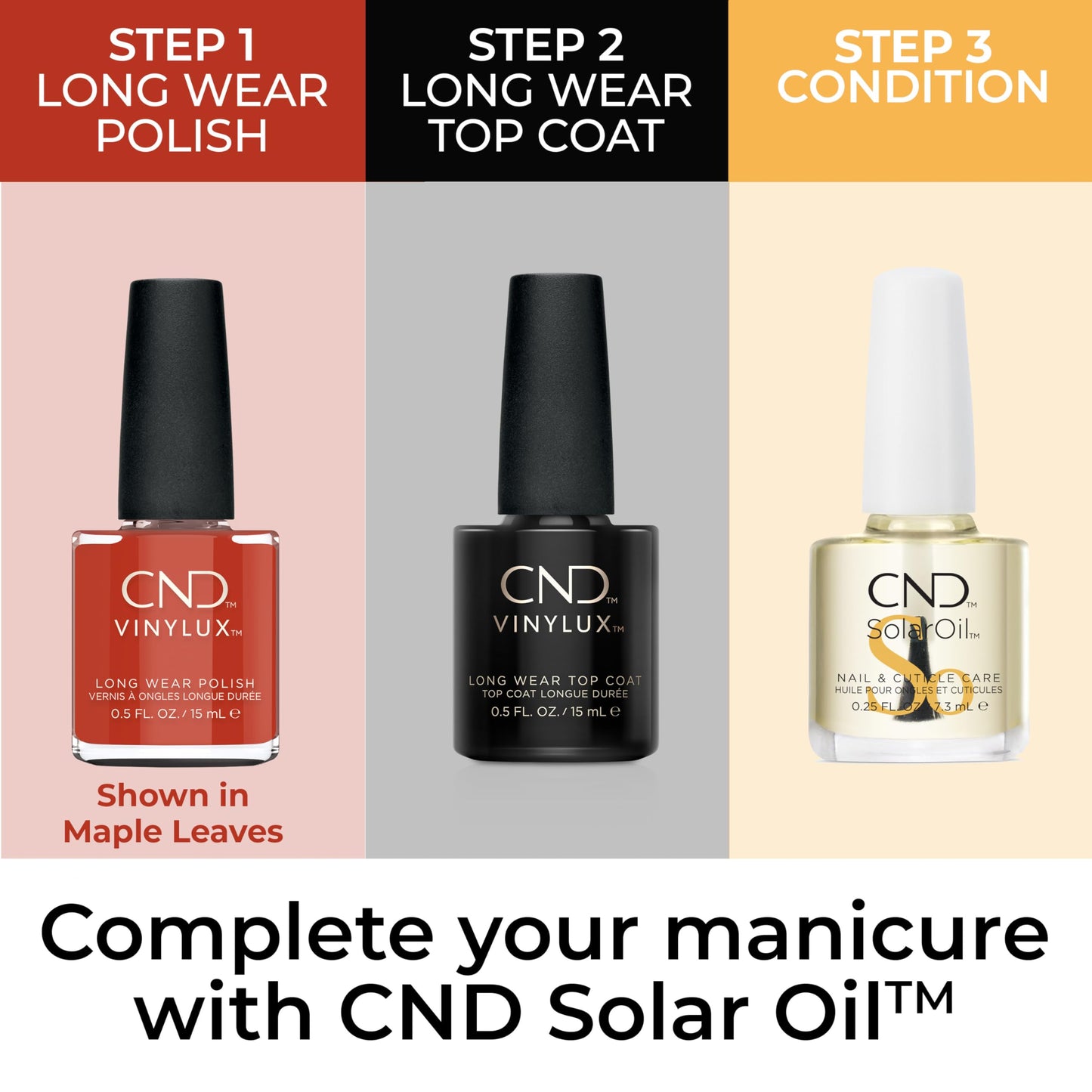 CND Vinylux Longwear Orange Nail Polish, Gel-like Shine & Chip Resistant Color, 0.5 Fl Oz