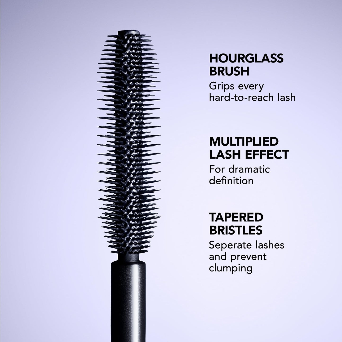 BUXOM Lash Volumizing Mascara - Defining Mascara for Volume and Length with Vitamin E - Washable, Thickening & Clump-Free Eye Makeup - Blackest Black (0.37 oz)