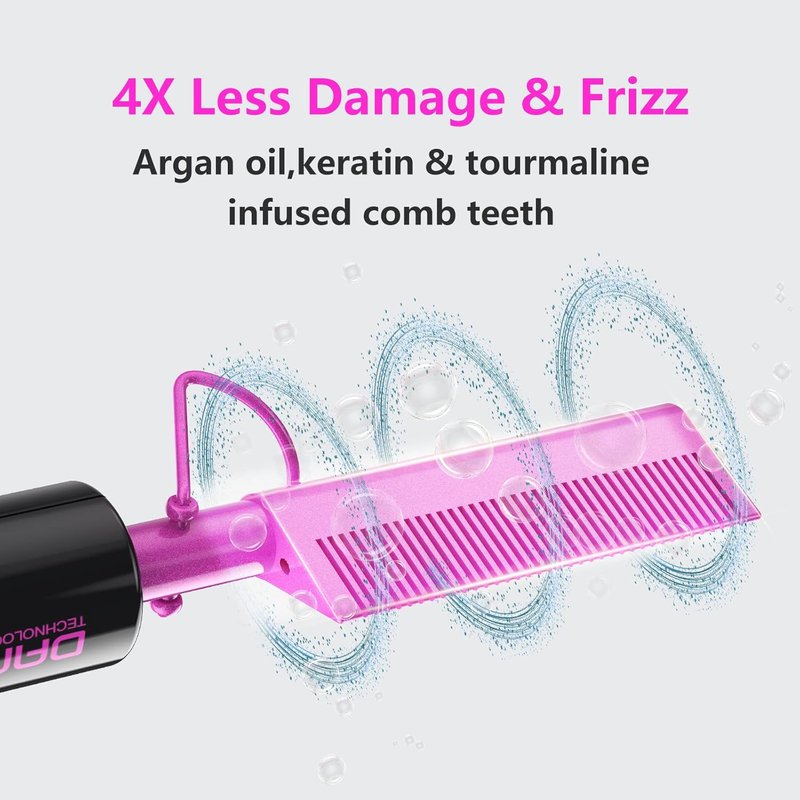 Hot Comb Set for Lace Front Wigs - Edge Control Gel, Hair Wax Stick, Wig Glue & More | Complete Styling Kit