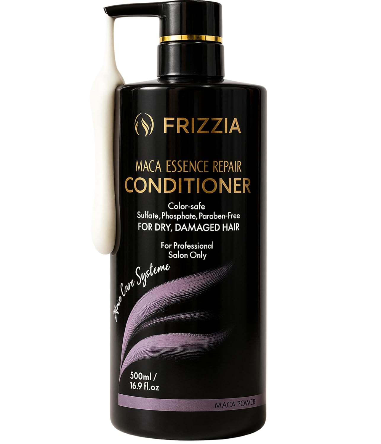 Professional Hair Conditioner - Maca, Argan & Vegetable Collagen for Repairing & Strengthening Damaged Hair | 500ml