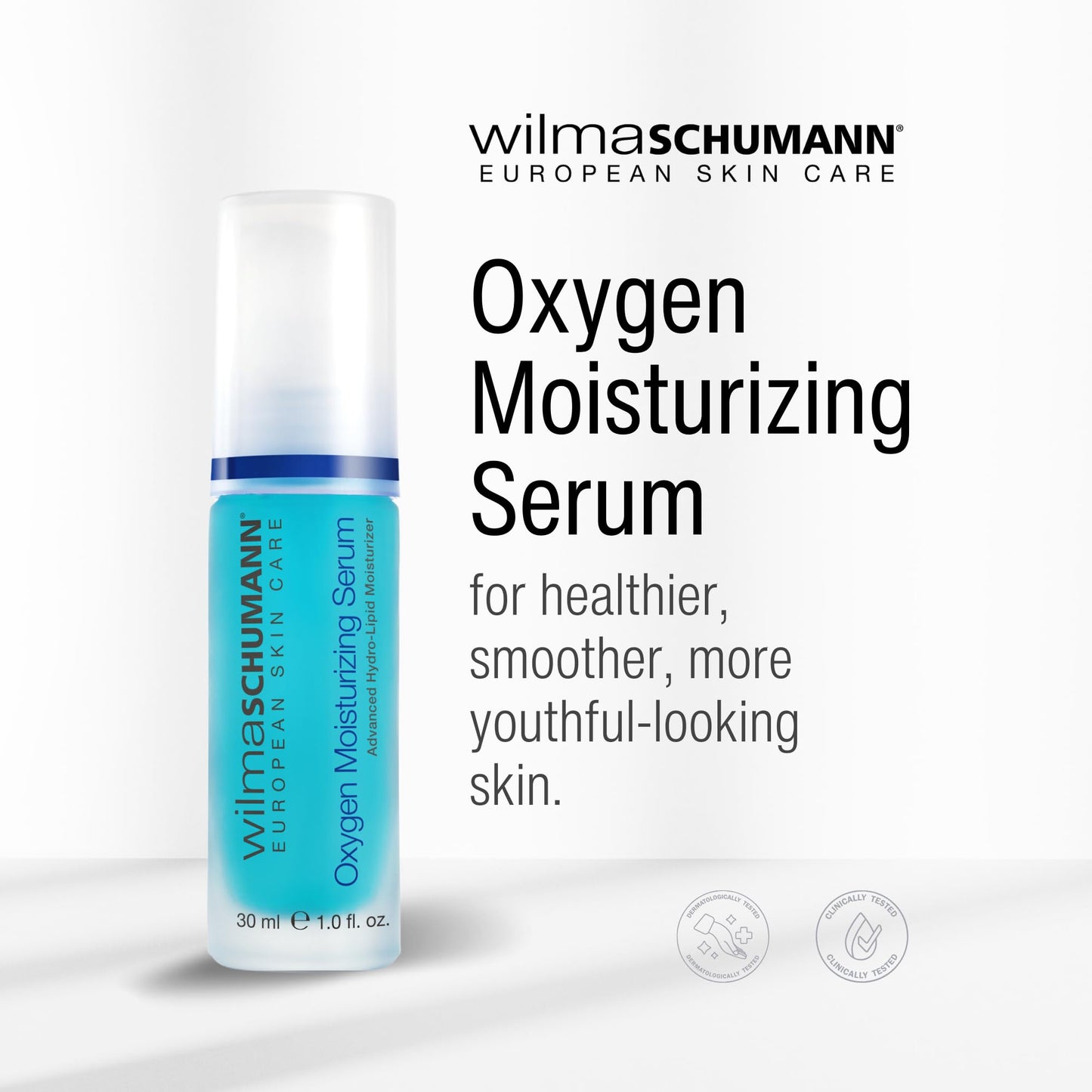 Wilma Schumann Oxygen Moisturizing Serum, 30 ml - Reduces lines and wrinkles, Long lasting hydration without Irritation, Increases skin's radiance and vitality - Anti Aging Face Serum for Women