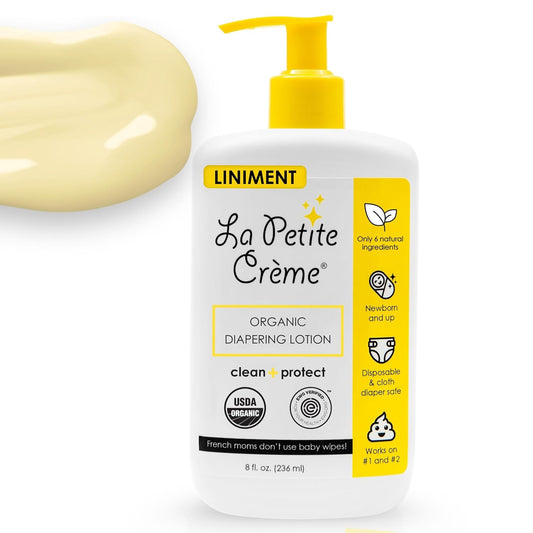 Premium Liniment Baby Lotion - Gentle Diaper Cream Alternative | USDA Organic, 8 oz