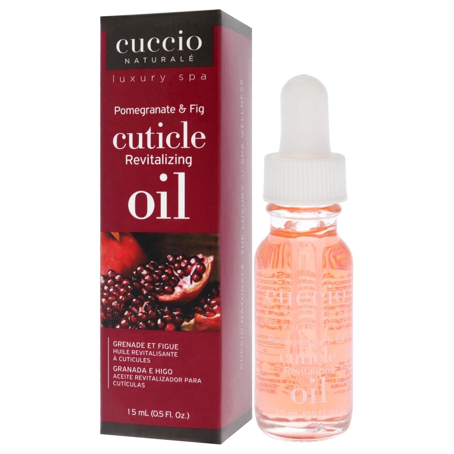 Cuccio Naturale Revitalizing Hydrating Cuticle Oil - Repair Damaged Skin & Nails - Vanilla Bean & Sugar - 2.5 Oz (Pack of 2)
