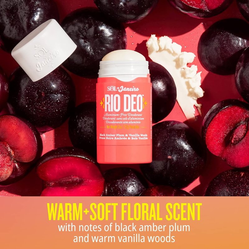 Rio Deo Refillable Aluminum-Free Deodorant - Natural Fragrance & Long-Lasting Freshness