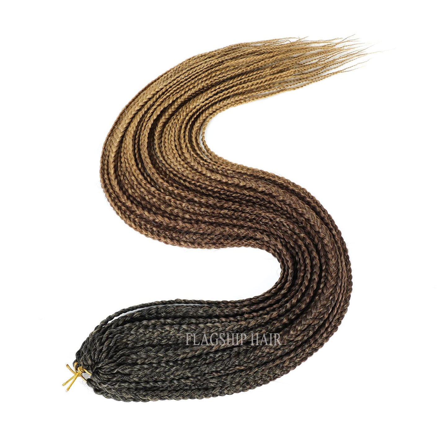 Crochet Box Braids 30 Inch Prelooped 8 Packs 1B/30/27 Ombre Color 3 Tone Long Goddess Box Braids Crochet Hair Crochet Hair 3x Box Braided Crochet Hair Synthetic Braiding Hair Crochet Braids Hair