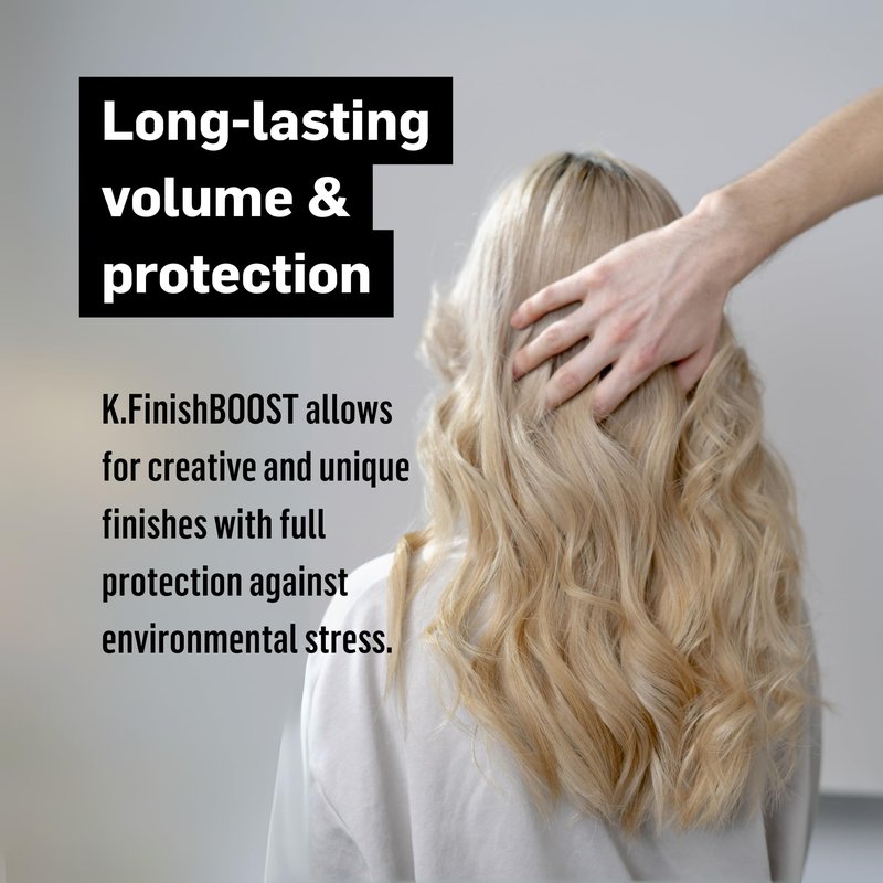 LAKMÉ K.Finish Boost Flexible Hold Hair Mousse, Volumizing Mousse, Medium Hold, Frizz Control, 10.2 Fl Oz