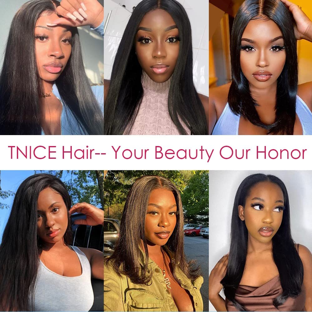 13x4 Lace Frontal Closure Ear to Ear HD Lace Frontal 14 Inch Brazilian Straight Frontal Lace Closure Virgin Human Hair Frontals Natural Black 150% Density