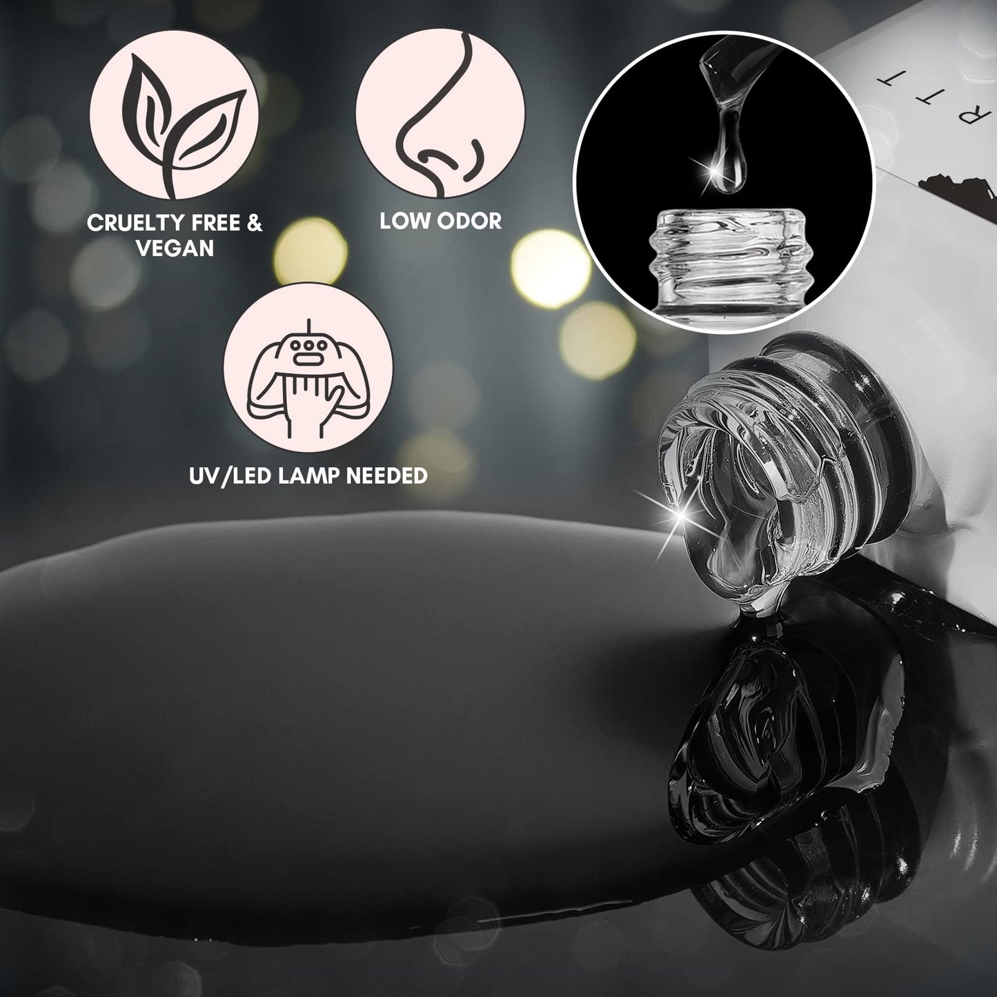 Makartt 504Pcs Soft Gel Full Cover Tips, Almond Stiletto False Nail Tips Bundle 2pcs No Wipe Gel Top Coat and Base Coat 15ml Bundle 3 in 1 Nail Glue Gel for Acrylic Nails UV Gel Curing Needed 1PC 15ml