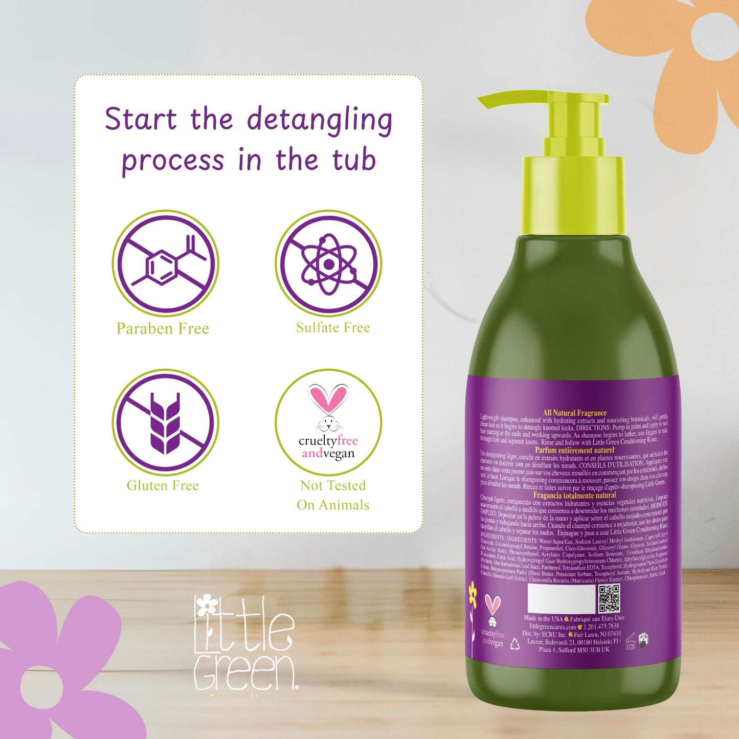 Little Green Kids Detangling Shampoo 8oz