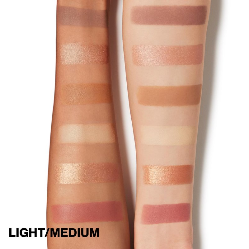 Smashbox The Cali Contour Palette | Six-Shade Contour Kit with Highlighter, Bronzer and Blush to add Dimension + Glow, 0.69 Ounce, Light to Medium
